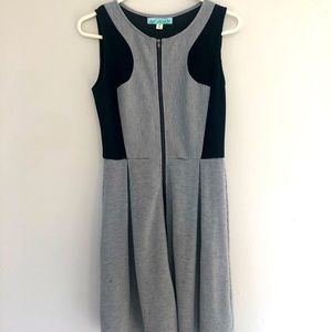 Black/grey business dress